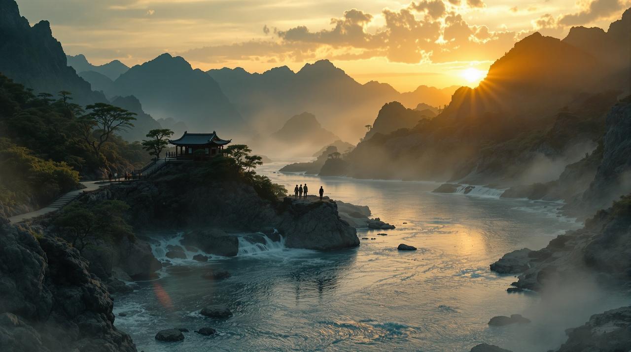 长河落日 - 西瓜视频